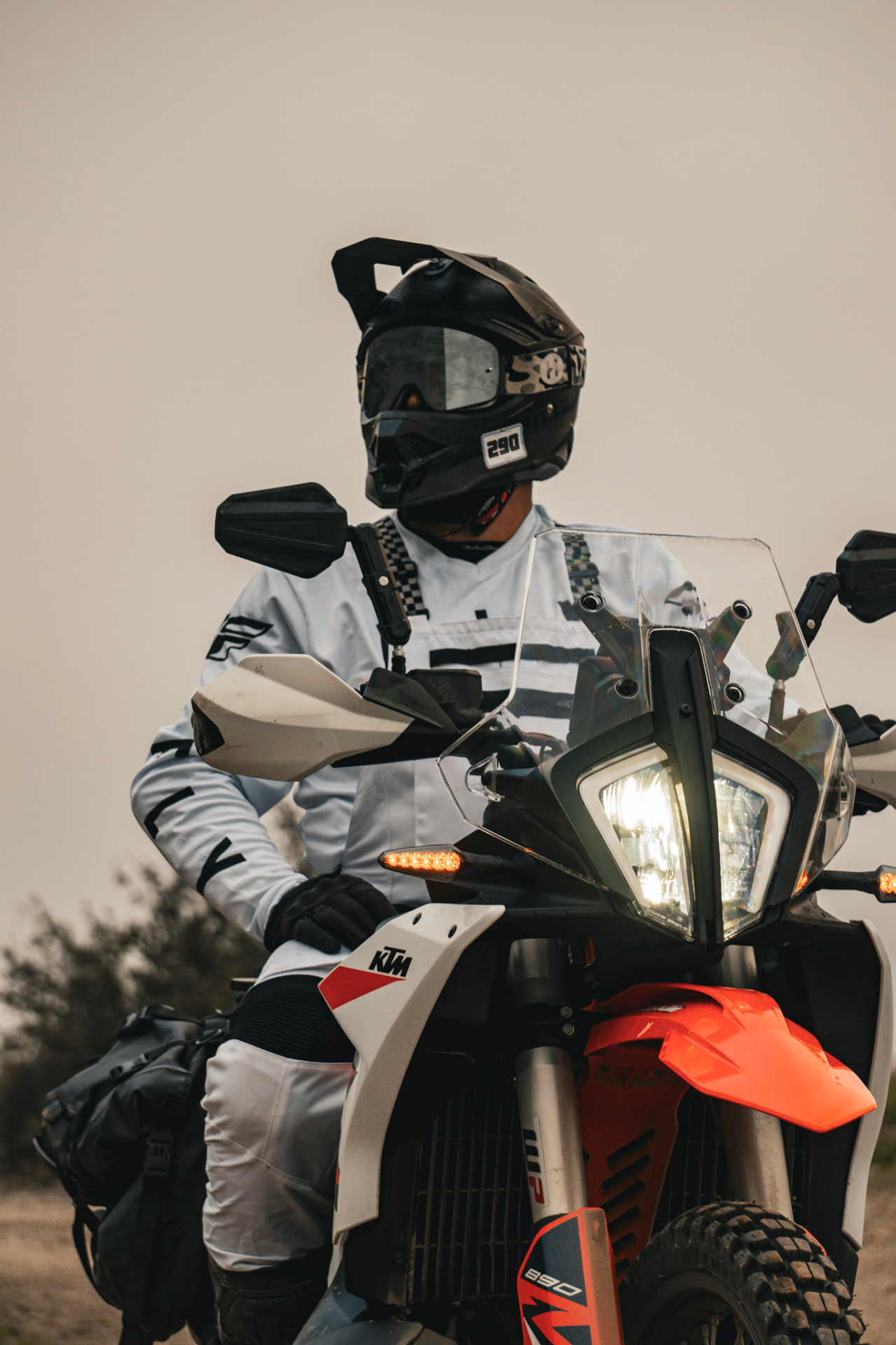 Street ride through California canyons